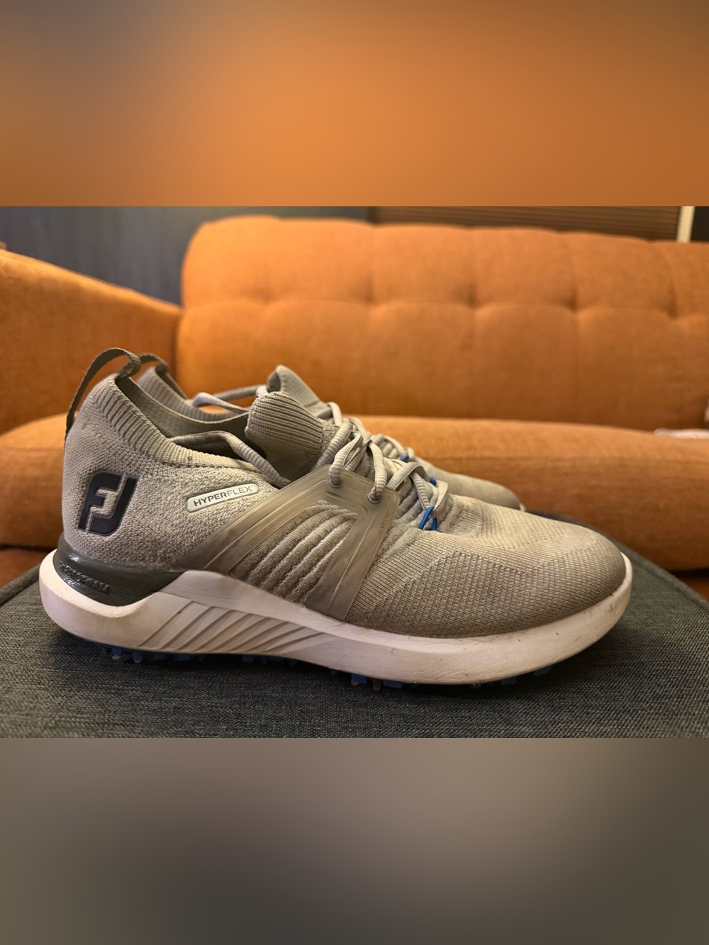 FootJoy HyperFlex Men's Light Gray Athletic Golf Sneakers